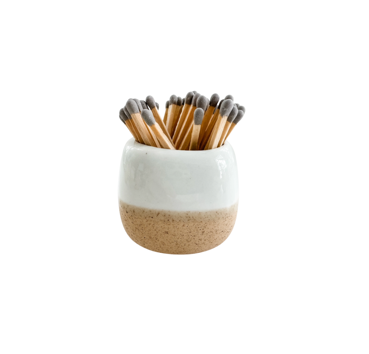 Ceramic Match Holder w/ Matches