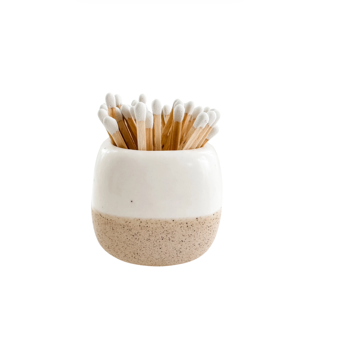 Ceramic Match Holder w/ Matches