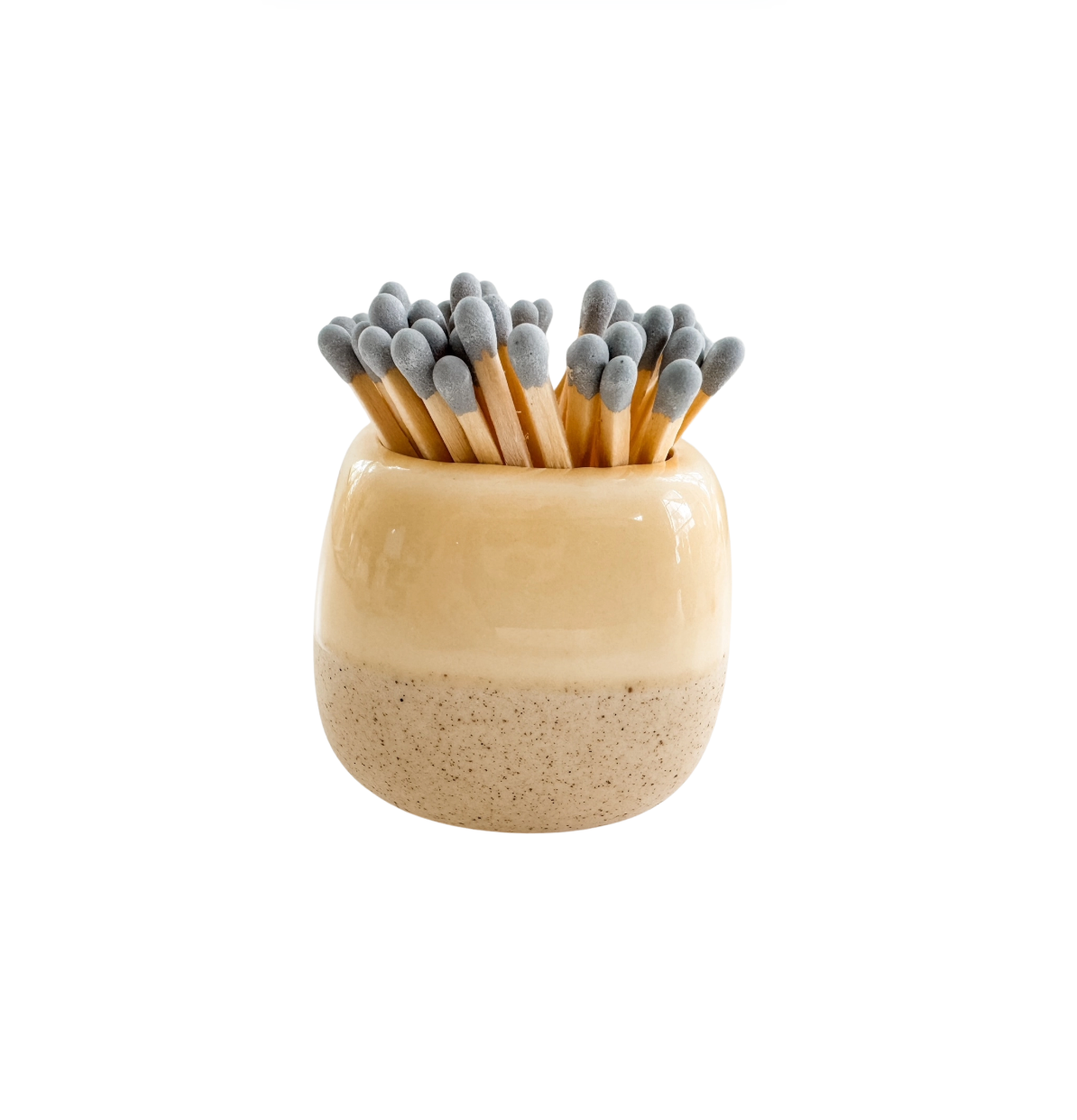 Ceramic Match Holder w/ Matches