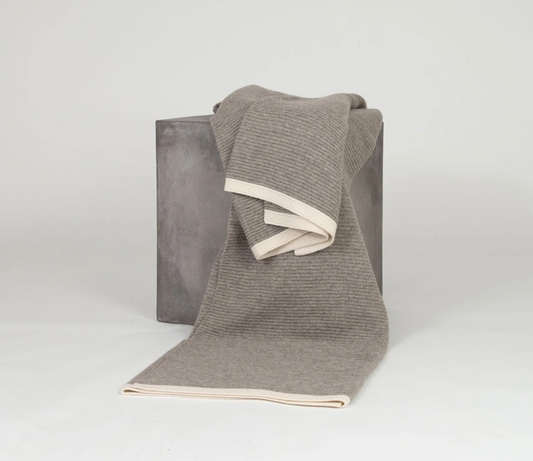 Ribbed Yak Down Throw