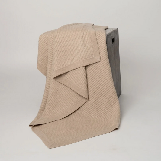 Fisherman's Knit Cashmere Throw