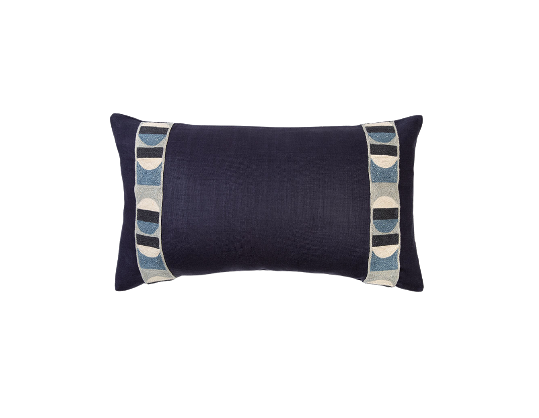 Pop Art Indigo Cushion
