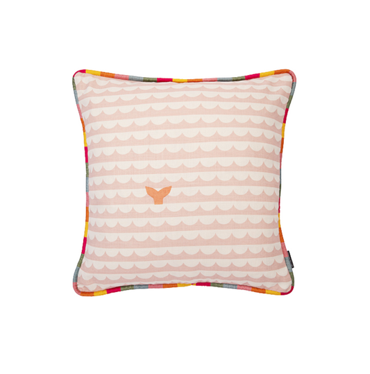 We Sailed Away Peach Cushion