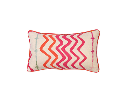 Rick Rack Hot Pink Cushion