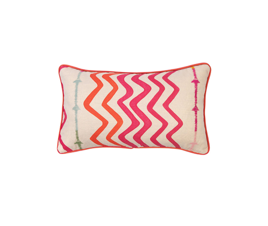 Rick Rack Hot Pink Cushion