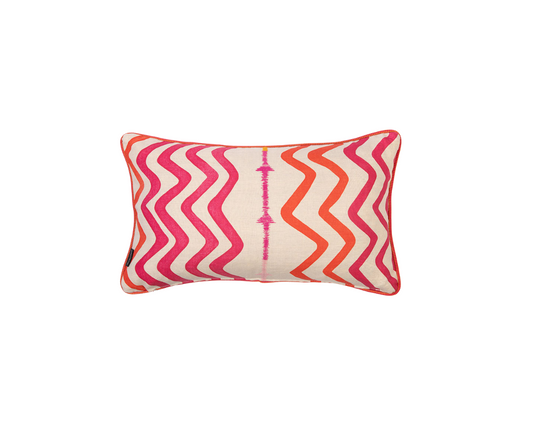 Rick Rack Hot Pink Cushion