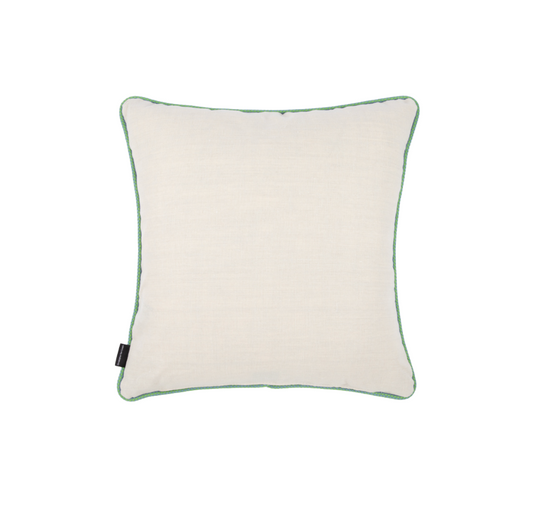 Carnival Embroidered Cushion Green Twenty Four