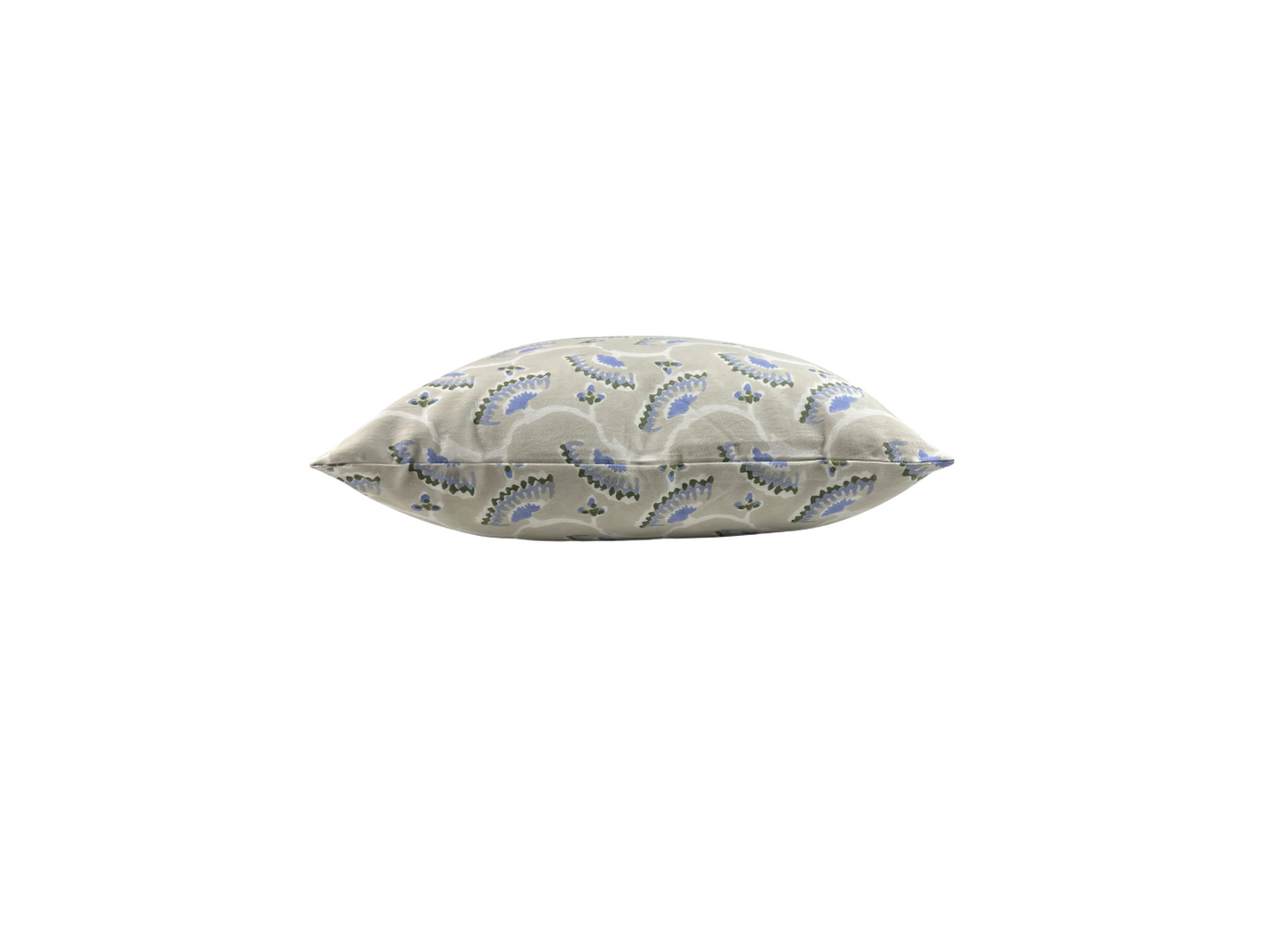 Nara Block Printed Hydrangea Pillow