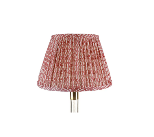Red Popple Round Lampshade