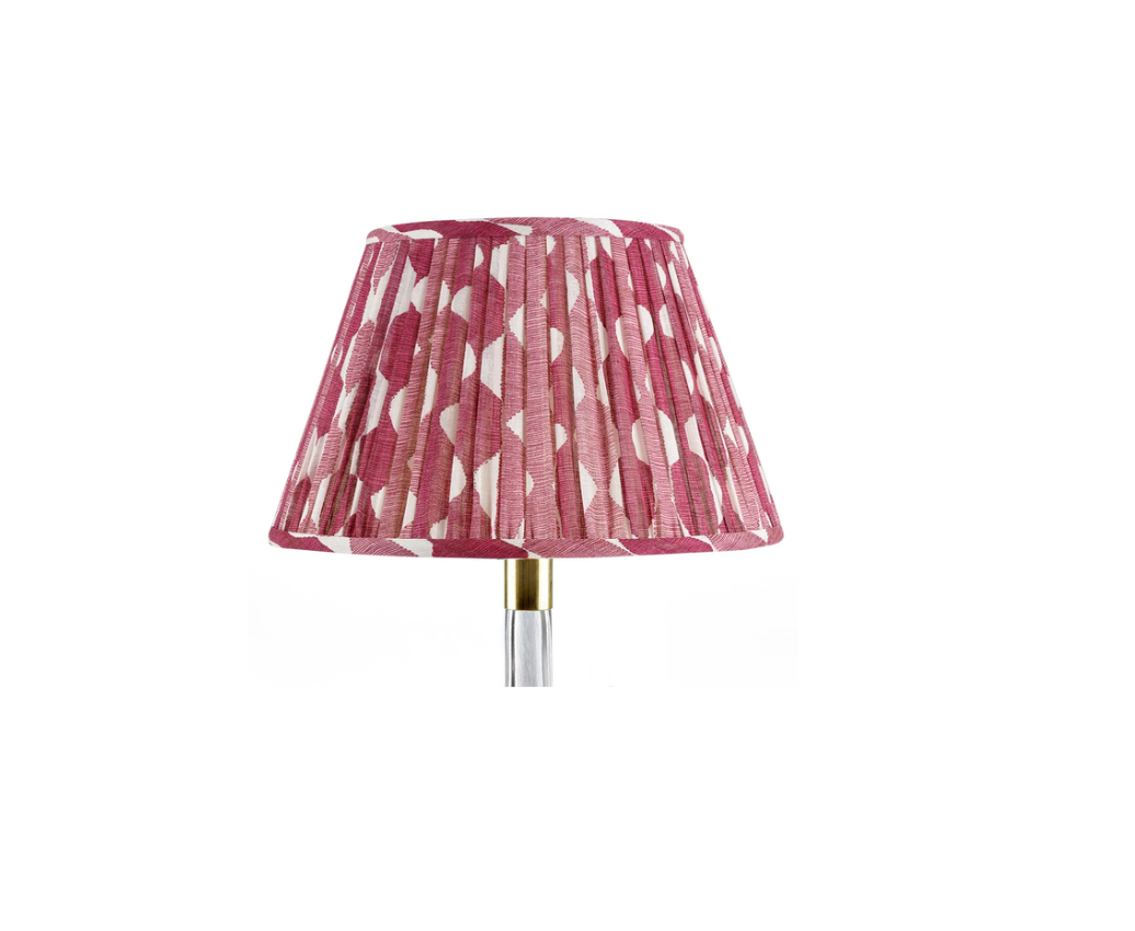 Fuchsia Whittle Round Lampshade