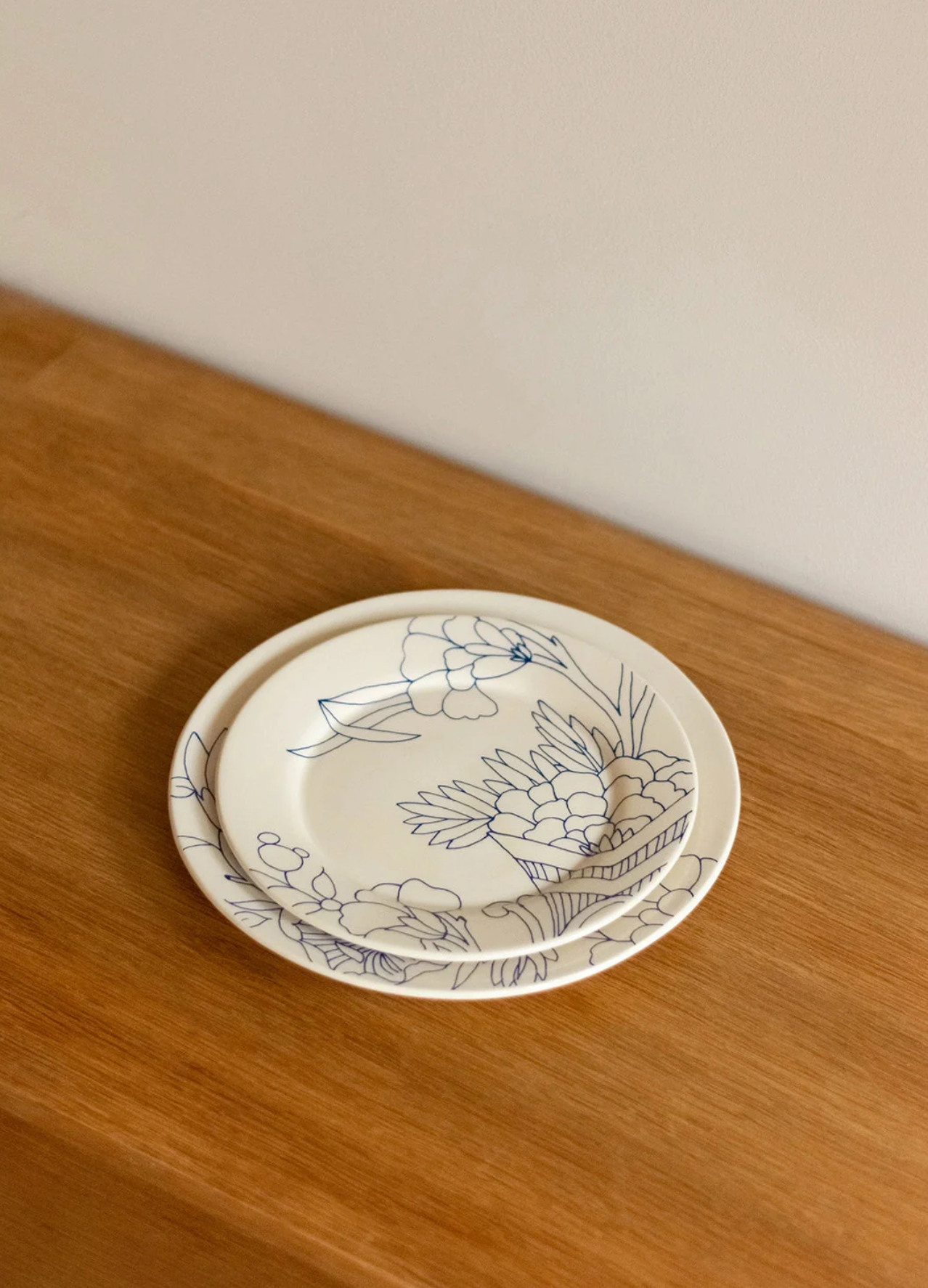 Floral Dessert Plate