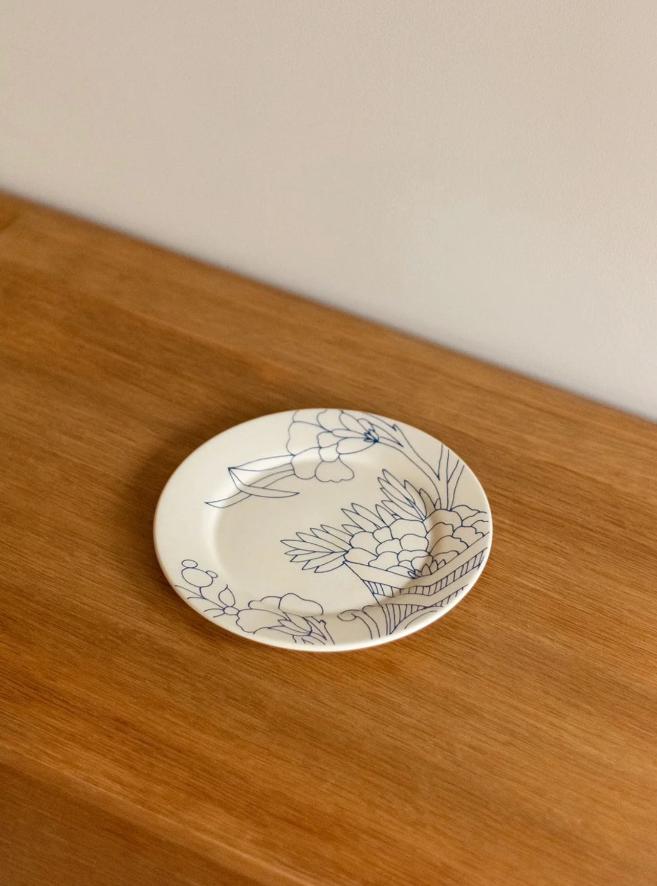 Floral Dessert Plate