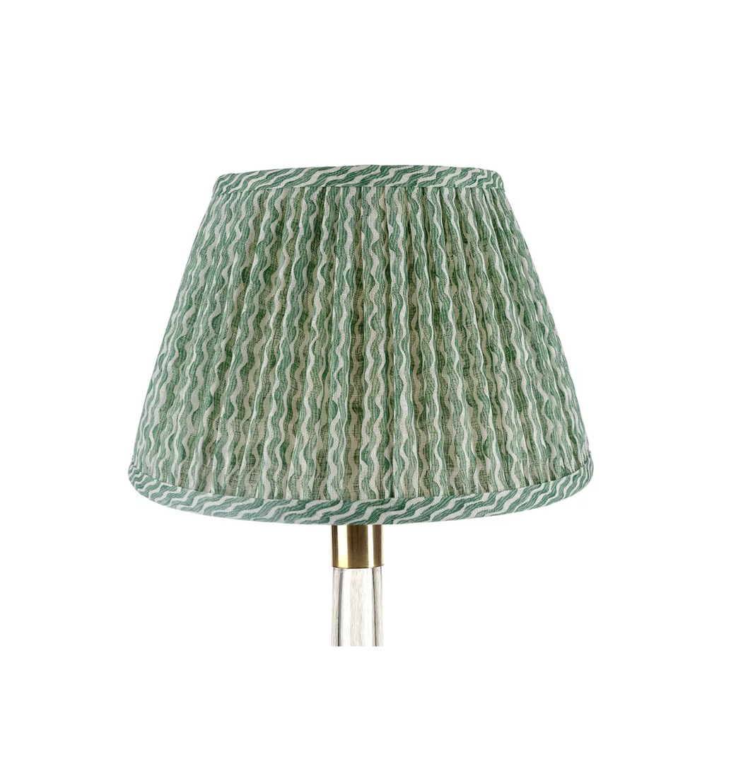 Green Popple Round Lampshade