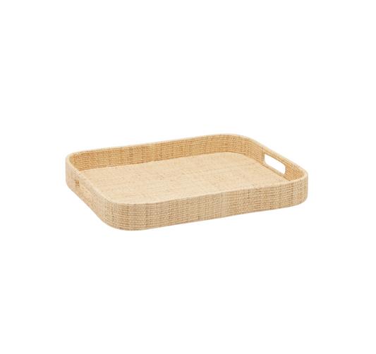 Barth Raffia Tray