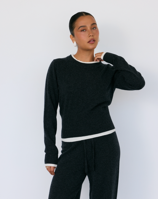 Tove Layered Cashmere Crewneck