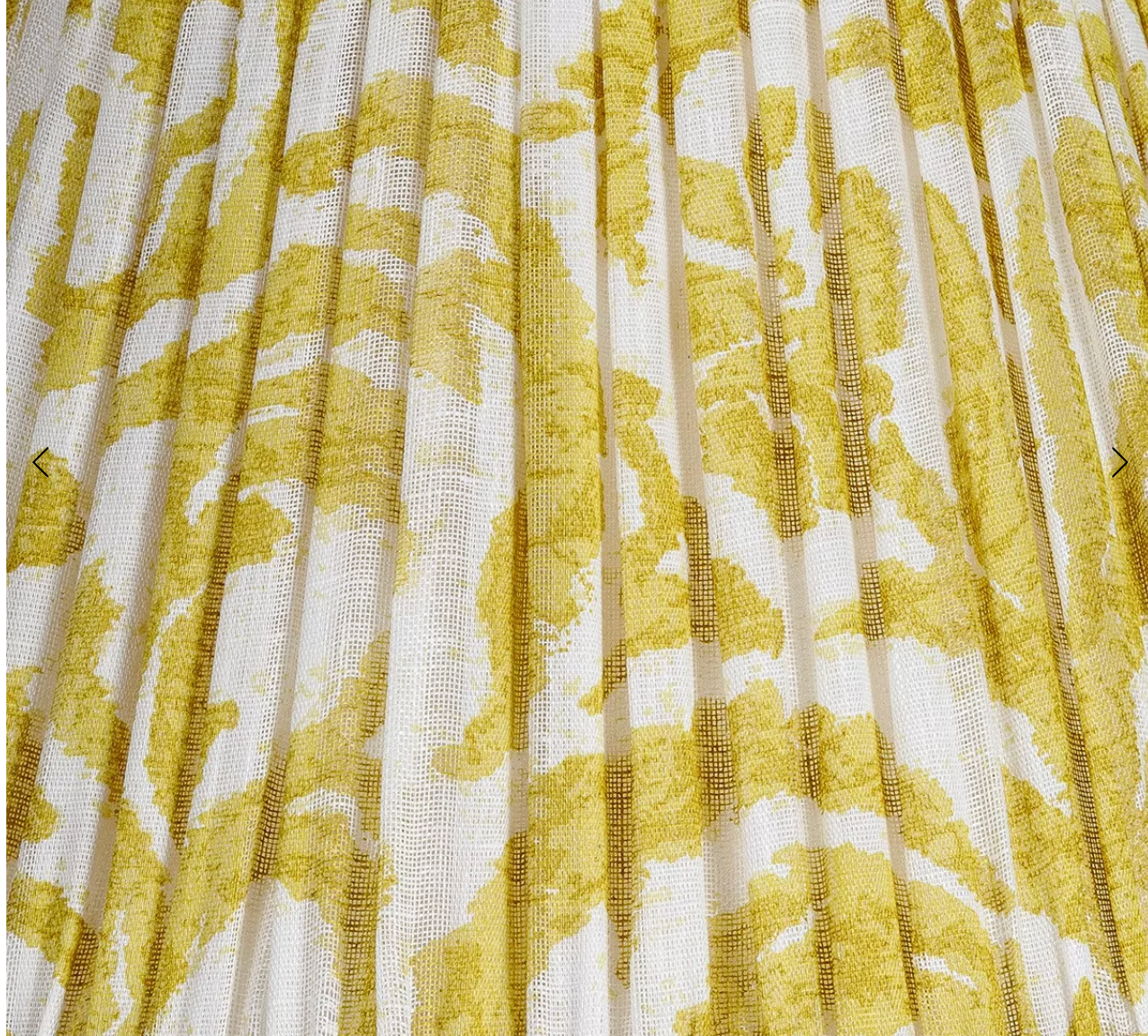 Yellow Marlborough Round Lampshade