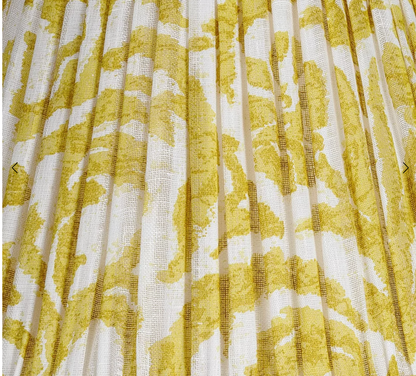 Yellow Marlborough Round Lampshade