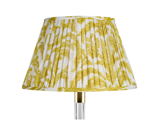 Yellow Marlborough Round Lampshade