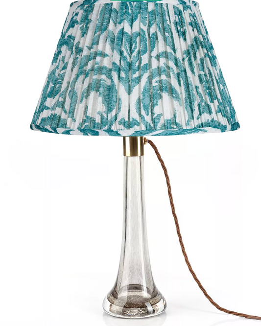 Teal Marlborough Round Lampshade