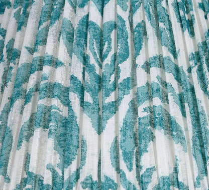 Teal Marlborough Round Lampshade