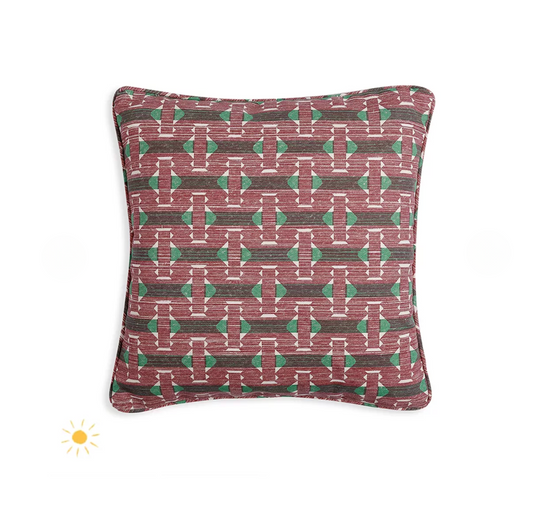 Red Sicily Pillow Outdoor