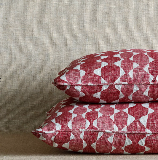 Red Whittle Pillow