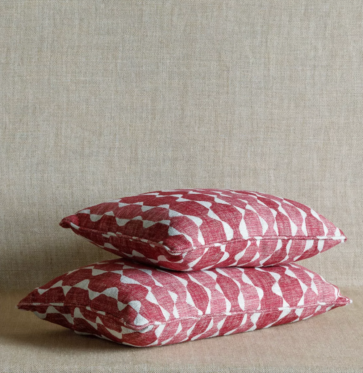 Red Whittle Pillow