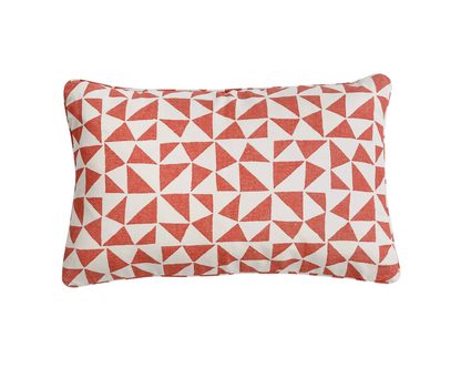 Bright Red Circus Pillow