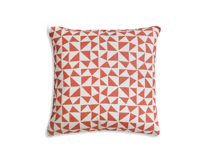 Bright Red Circus Pillow