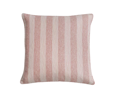 Red Ticking Pillow
