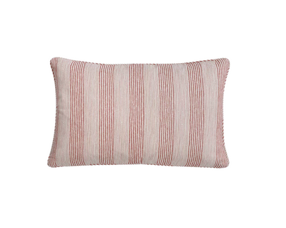 Red Ticking Pillow
