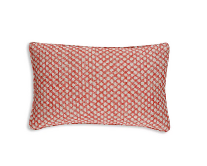 Red Wicker Pillow