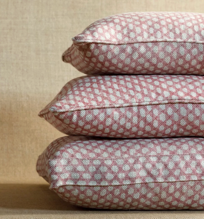 Pink Wicker Pillow