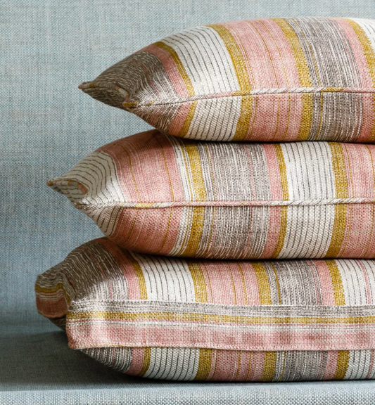 Pink & Yellow Carskiey Pillow