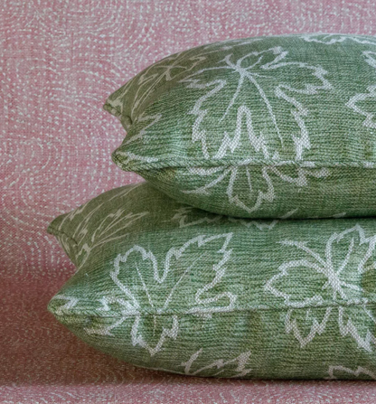 Green Maple Pillow