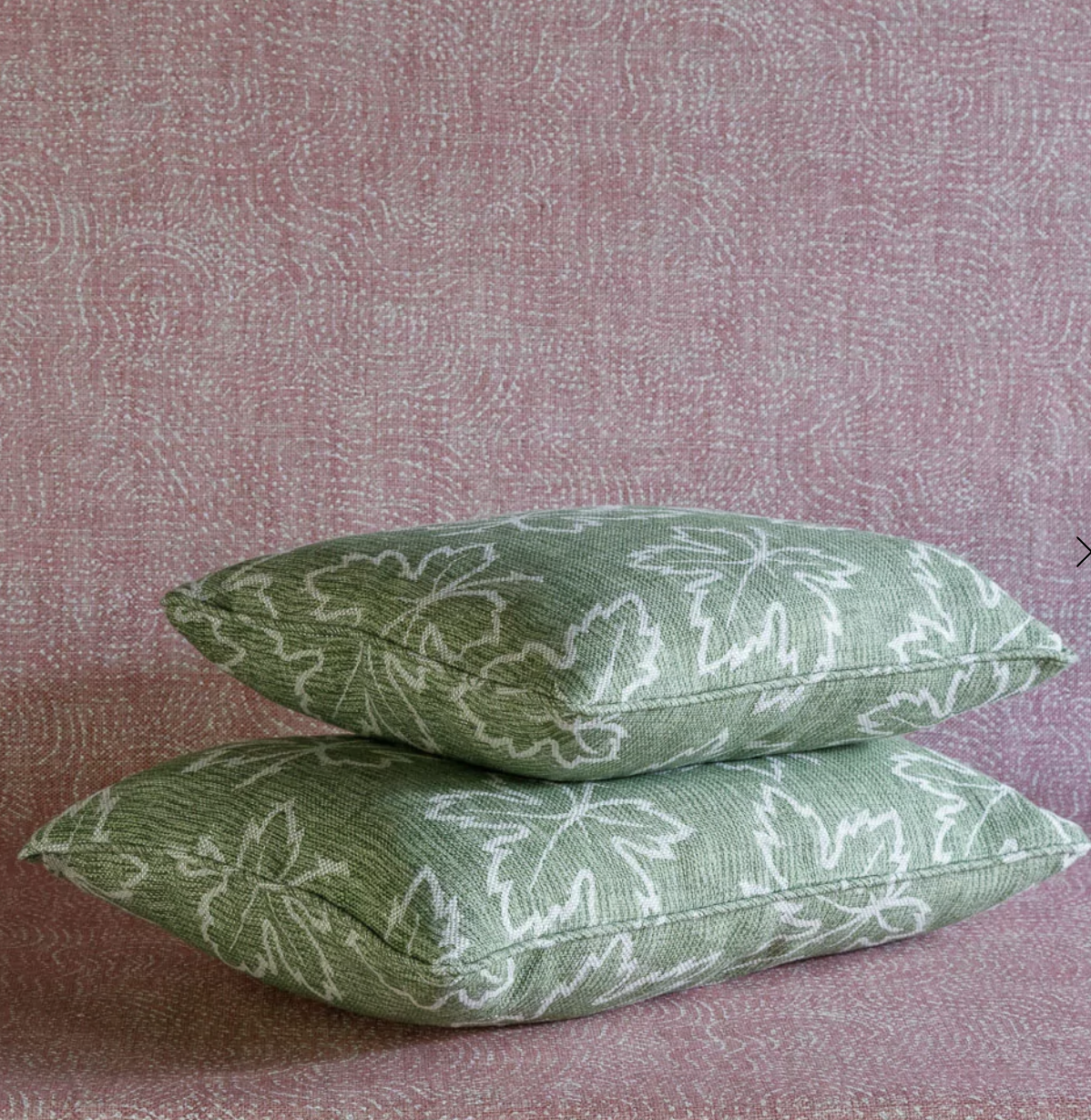 Green Maple Pillow