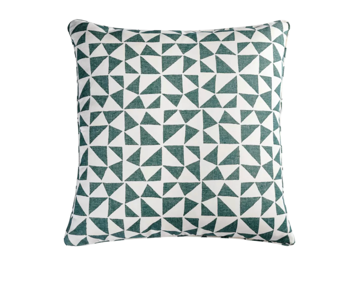 Green Circus Pillow