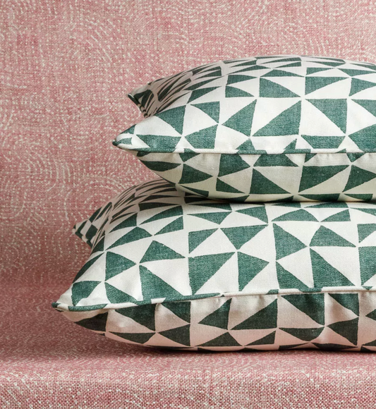 Green Circus Pillow