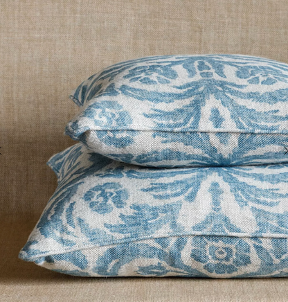 Light Blue Marlborough Pillow