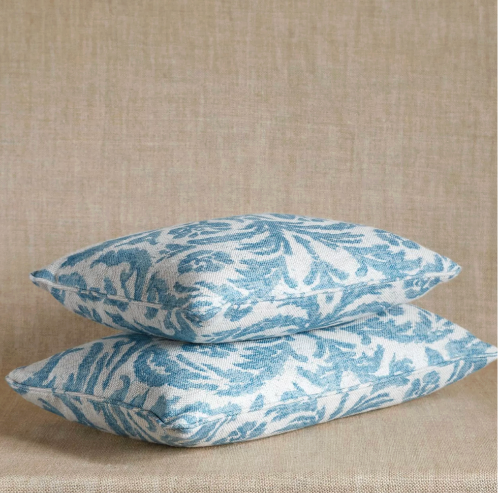 Light Blue Marlborough Pillow