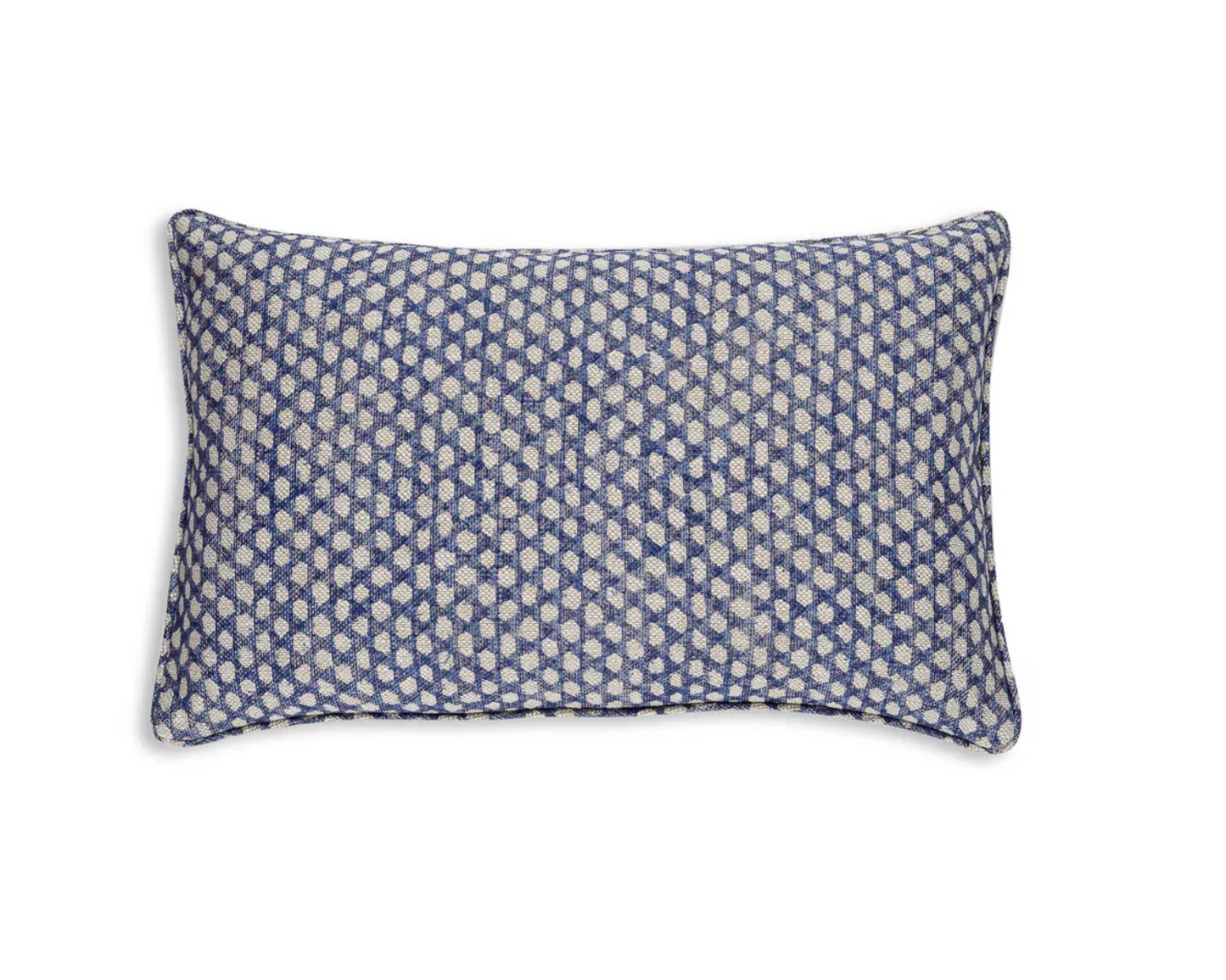 Blue Wicker Pillow