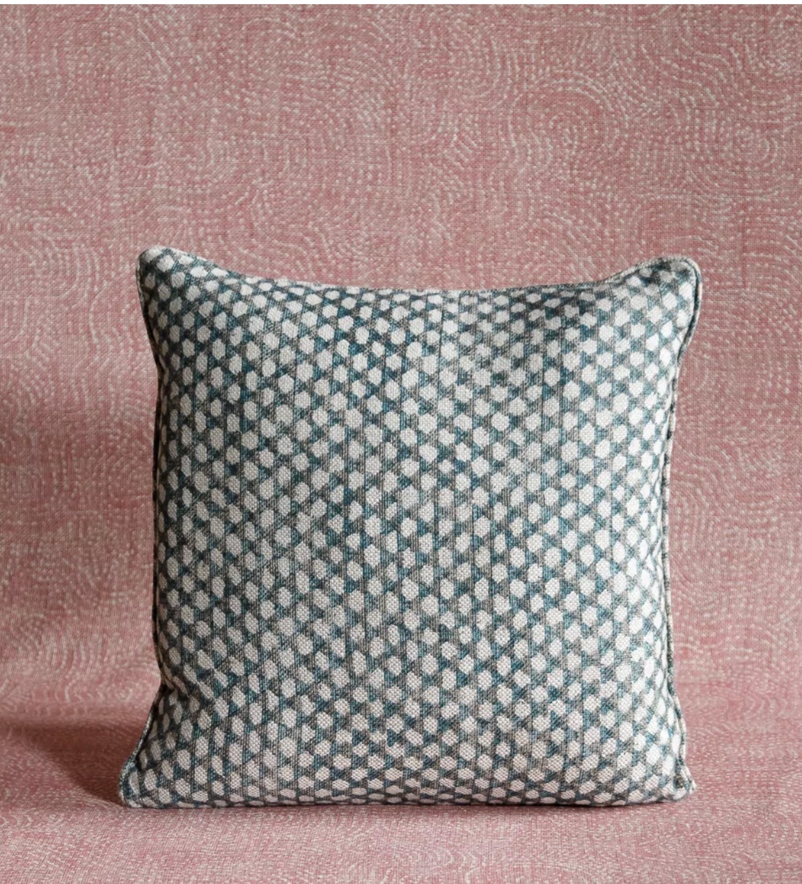 Neutral Wicker Pillow