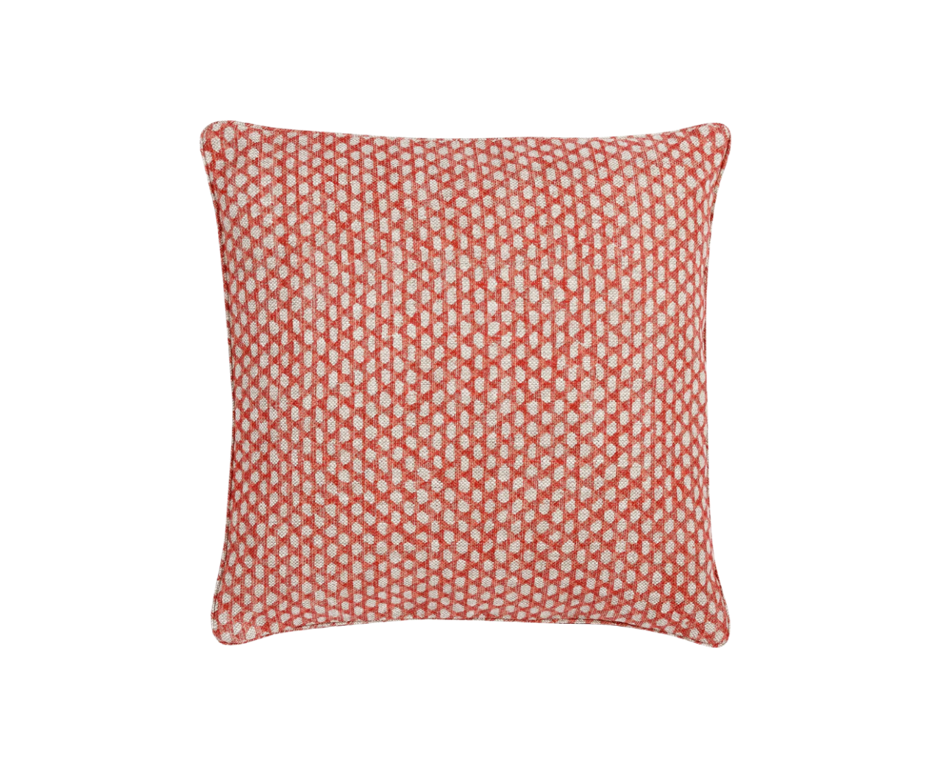 Red Wicker Pillow
