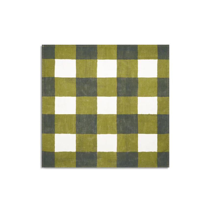 Gingham Linen Napkin - Set of 4