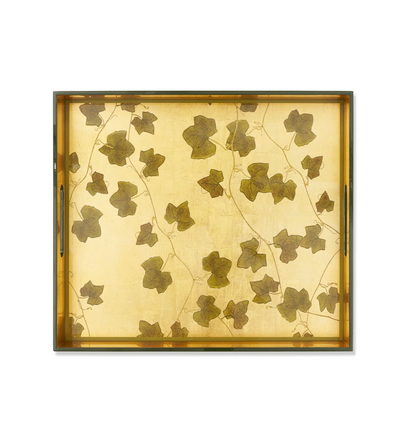Gold Leaf Lacquered Tray