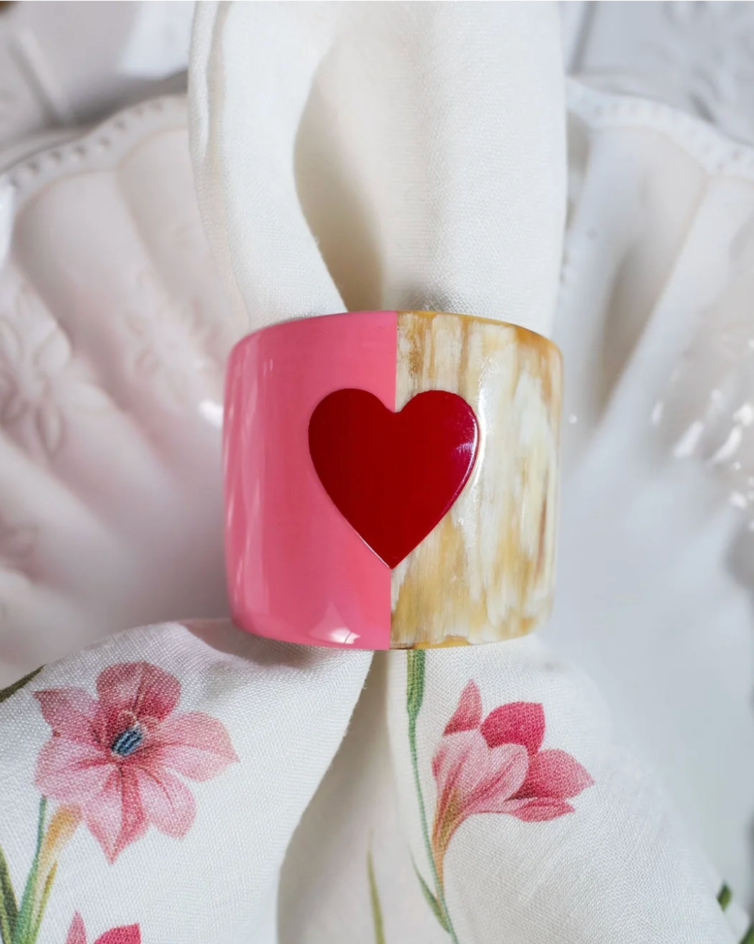 Heart Napkin Ring - Set of 4