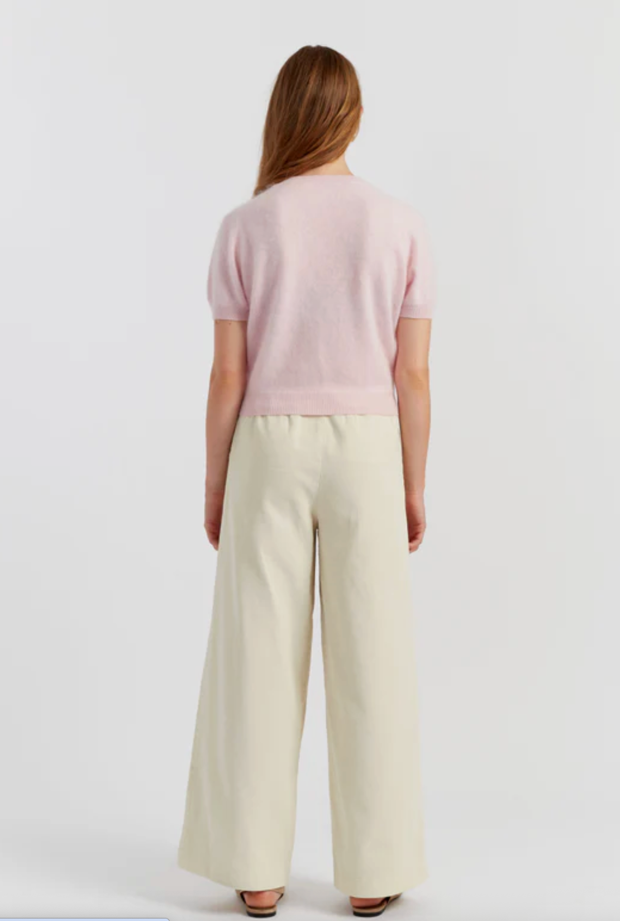 Brushed Cashmere Button Tee