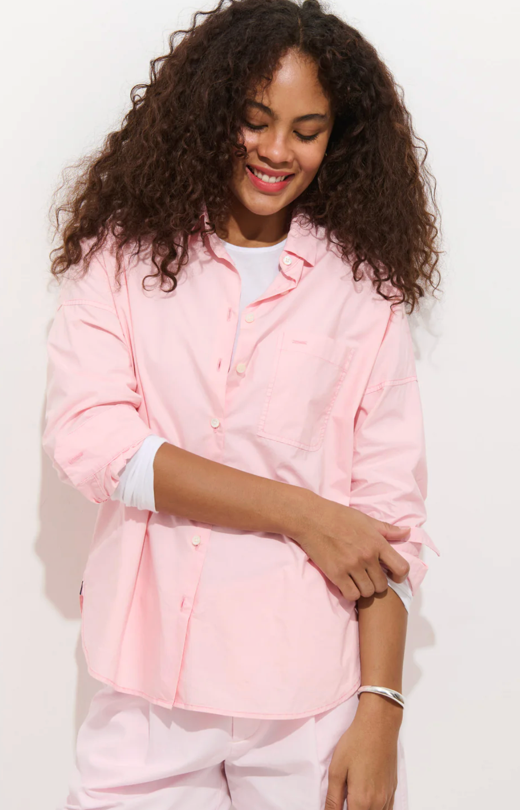 Jo Shirt in Cotton Poplin