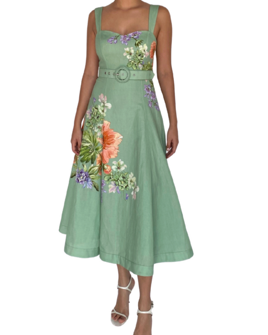 Cove Buckle Midi Dress