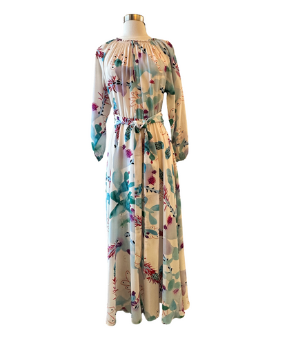 Raquel Bea Peasant Maxi Dress